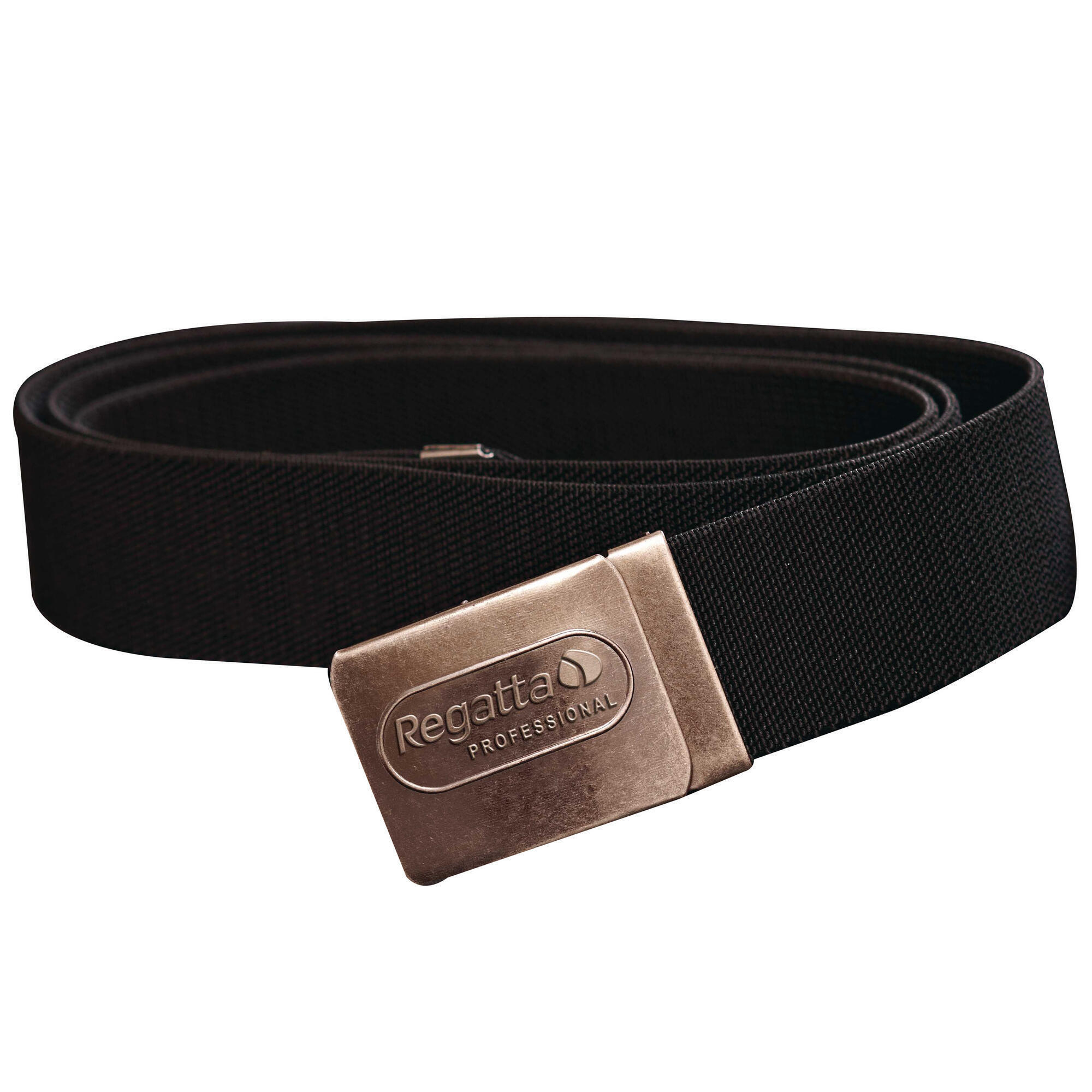 Mens Premium Workwear Belt With Stretch (Black) 1/4