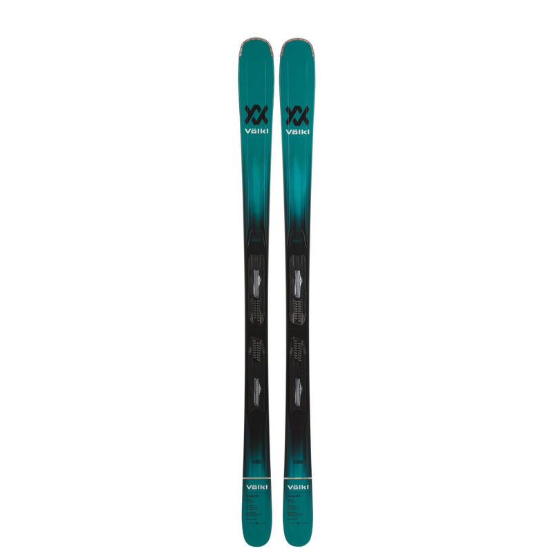 Kanjo 80 Azul W/fdt Paquete de Esquí + Fdt Tp10 80mm Fijación de la Mujer