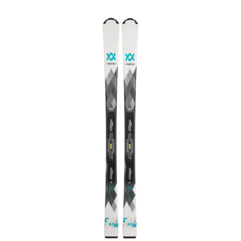 Paquete de esquí Deacon 8.0 Green W/fdt + fijación Fdt Tp 10 para hombre