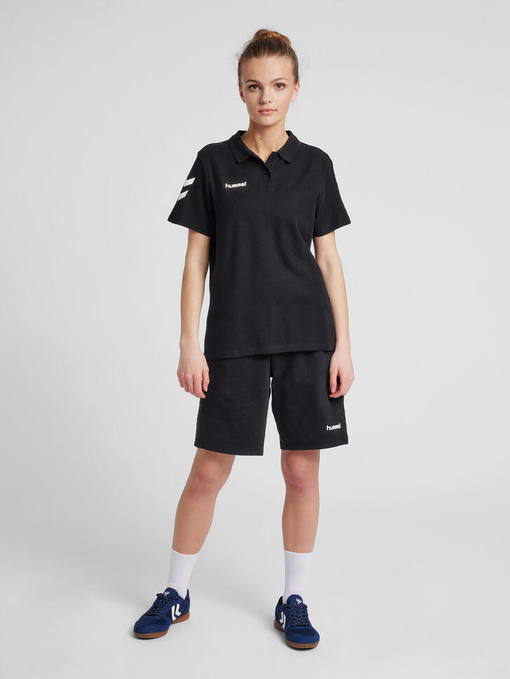 Koszulka tenisowa polo damska Hummel Go Cotton Polo Woman