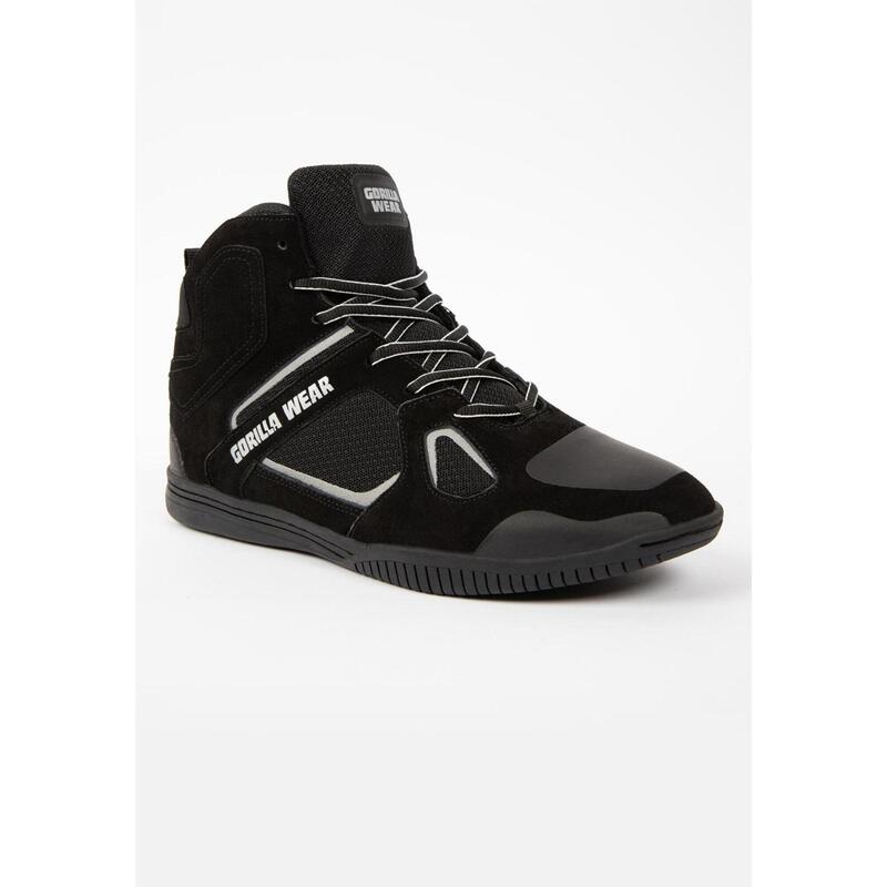 Scarpe Ginnastica Uomo - Scarpe Ginnastica Donna - Troy High Tops - Nero/Grigio