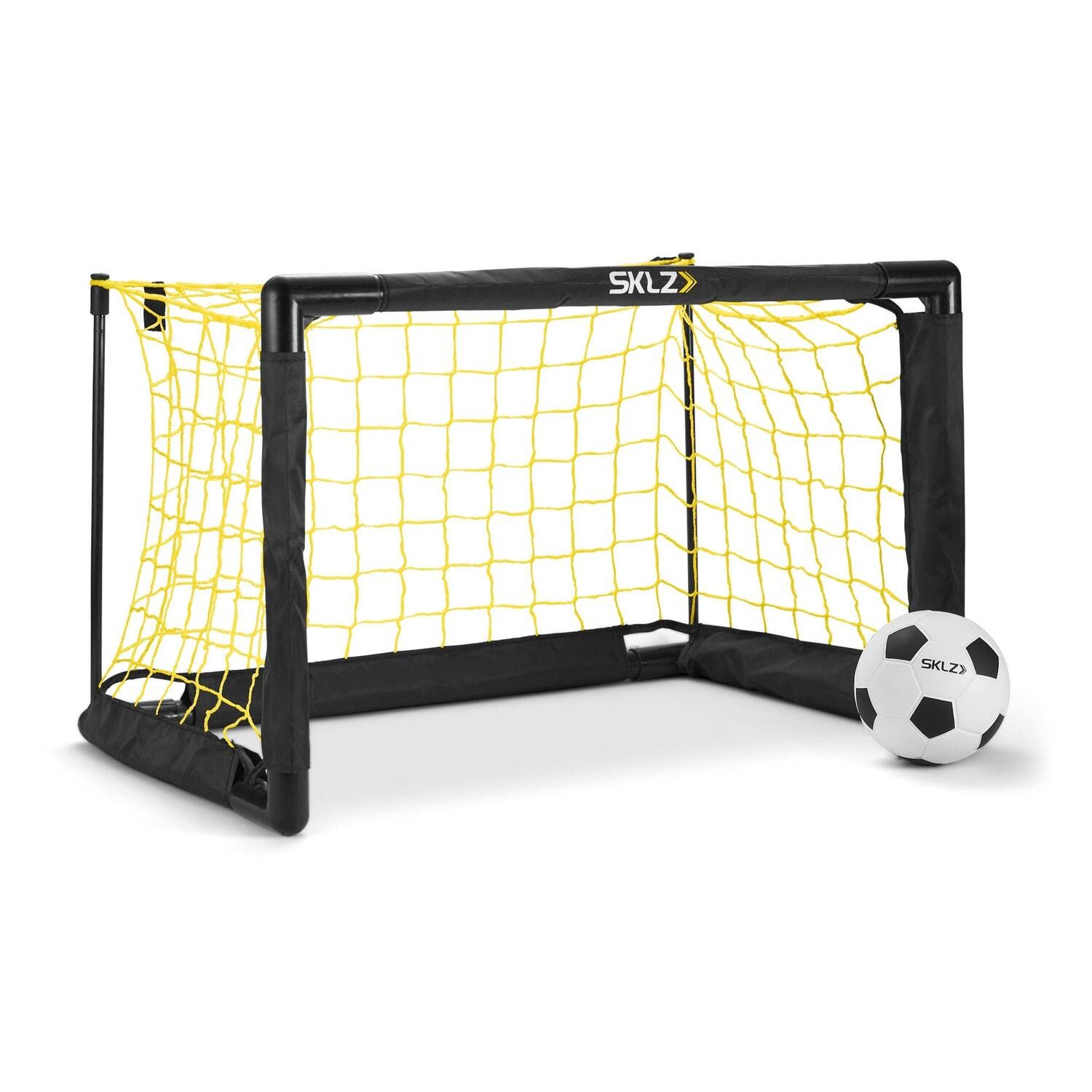 SKLZ Mini fotbalová branka Pro, 55,88x40 cm, vnitřní/venkovní, míč v ceně