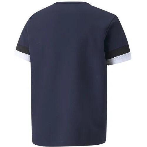 Puma Teamrise Jersey Jr Blauw T-Shirt Kind