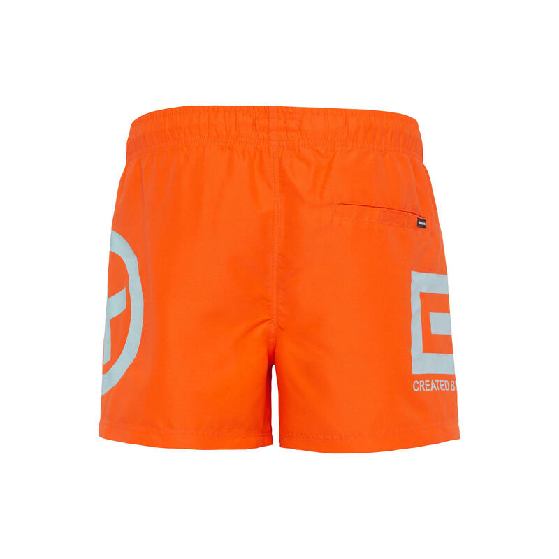 Badeshorts im Plus-Minus-Design