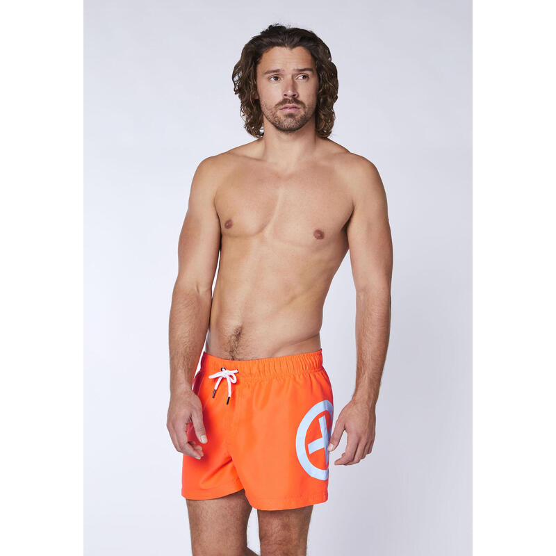 Badeshorts im Plus-Minus-Design