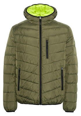 Steppjacke mit leicht glänzender Optik