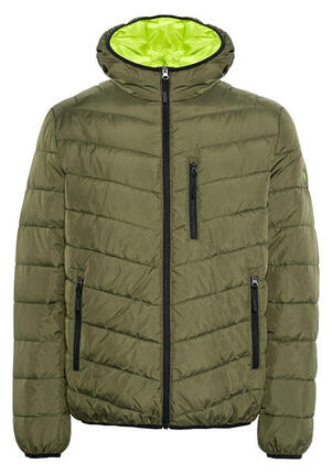 Steppjacke mit leicht glänzender Optik