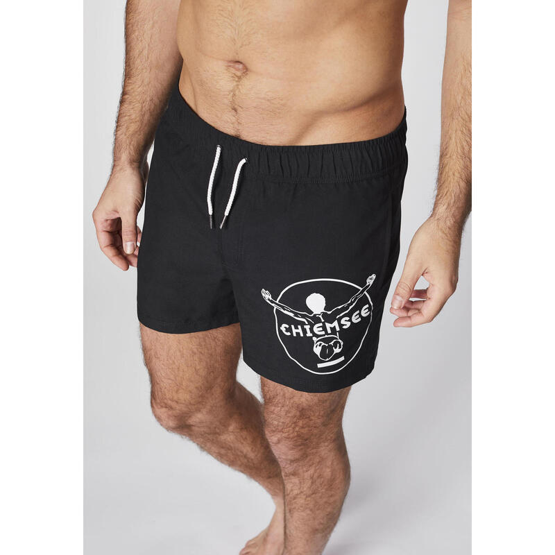 Badeshorts mit Label-Symbol und Taschen