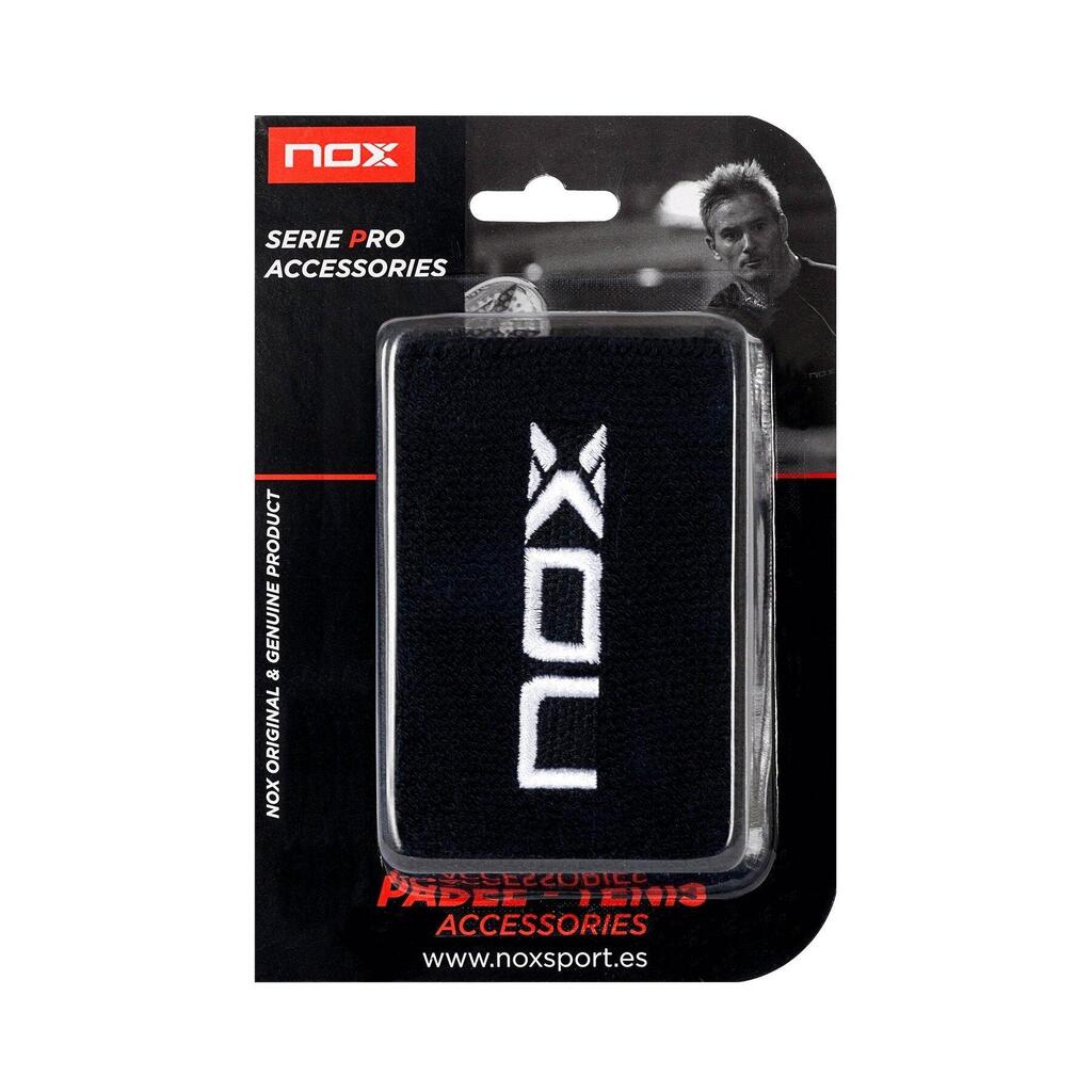 Blister (2 Pcs) Wristband Nox Black White Logo Munegbla