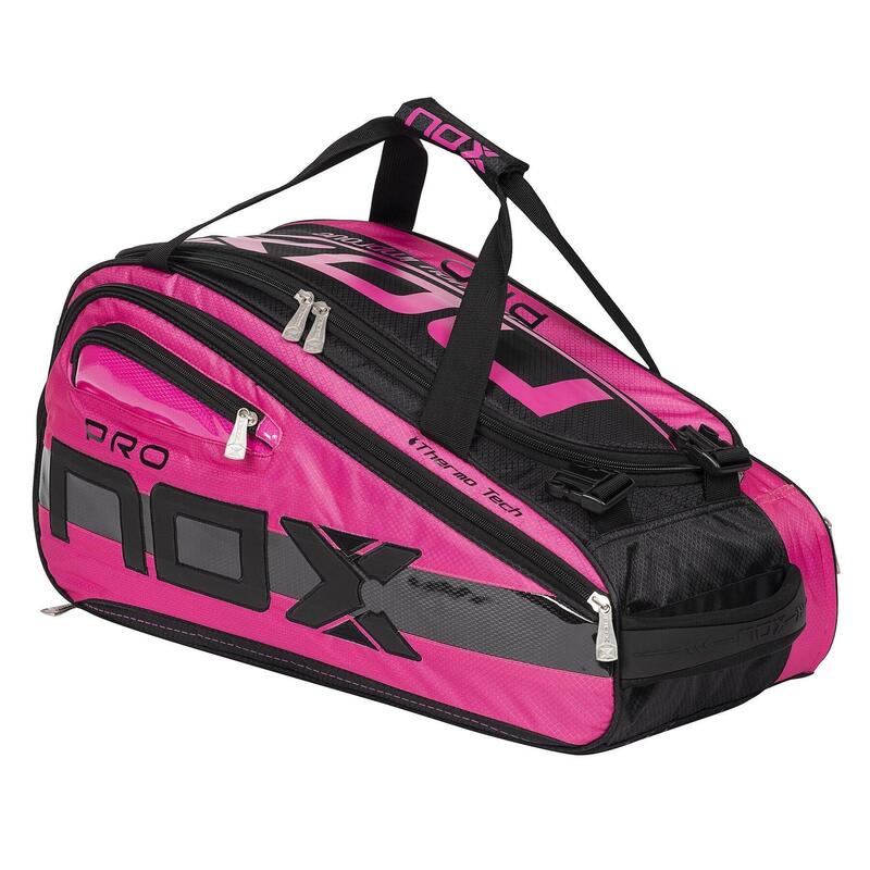 Saco Raquete Padel NOX THERMO PRO Senhora Preto/Rosa