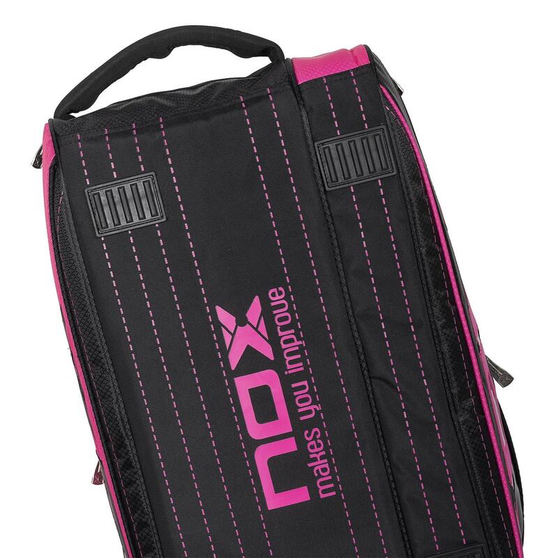 Saco Raquete Padel NOX THERMO PRO Senhora Preto/Rosa