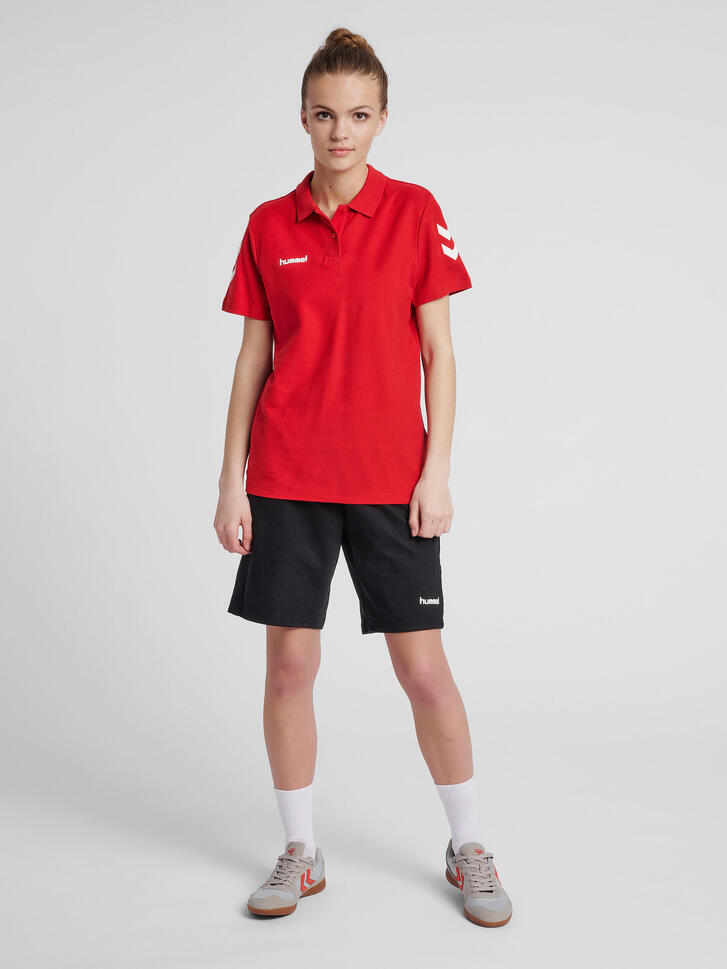 Koszulka tenisowa polo damska Hummel Go Cotton Polo Woman