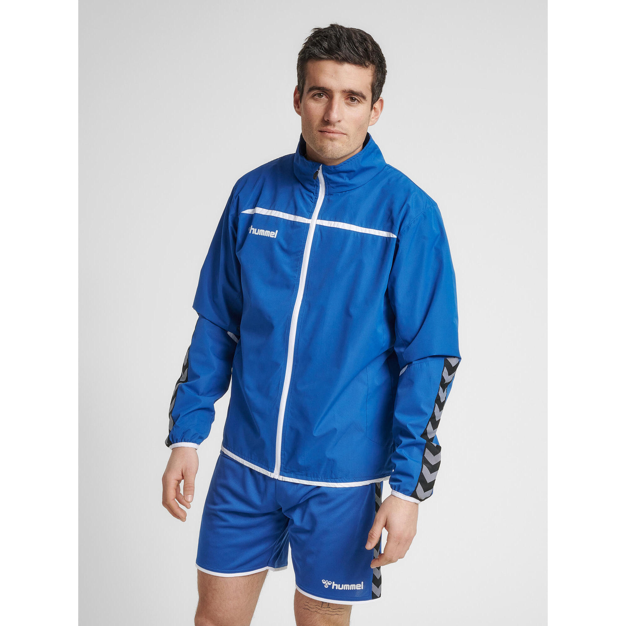 Hummel - Fermeture Éclair Zip Combinaison Hmlauthentic Homme Hummel - Veste - Blanc|bleu - S - Decathlon