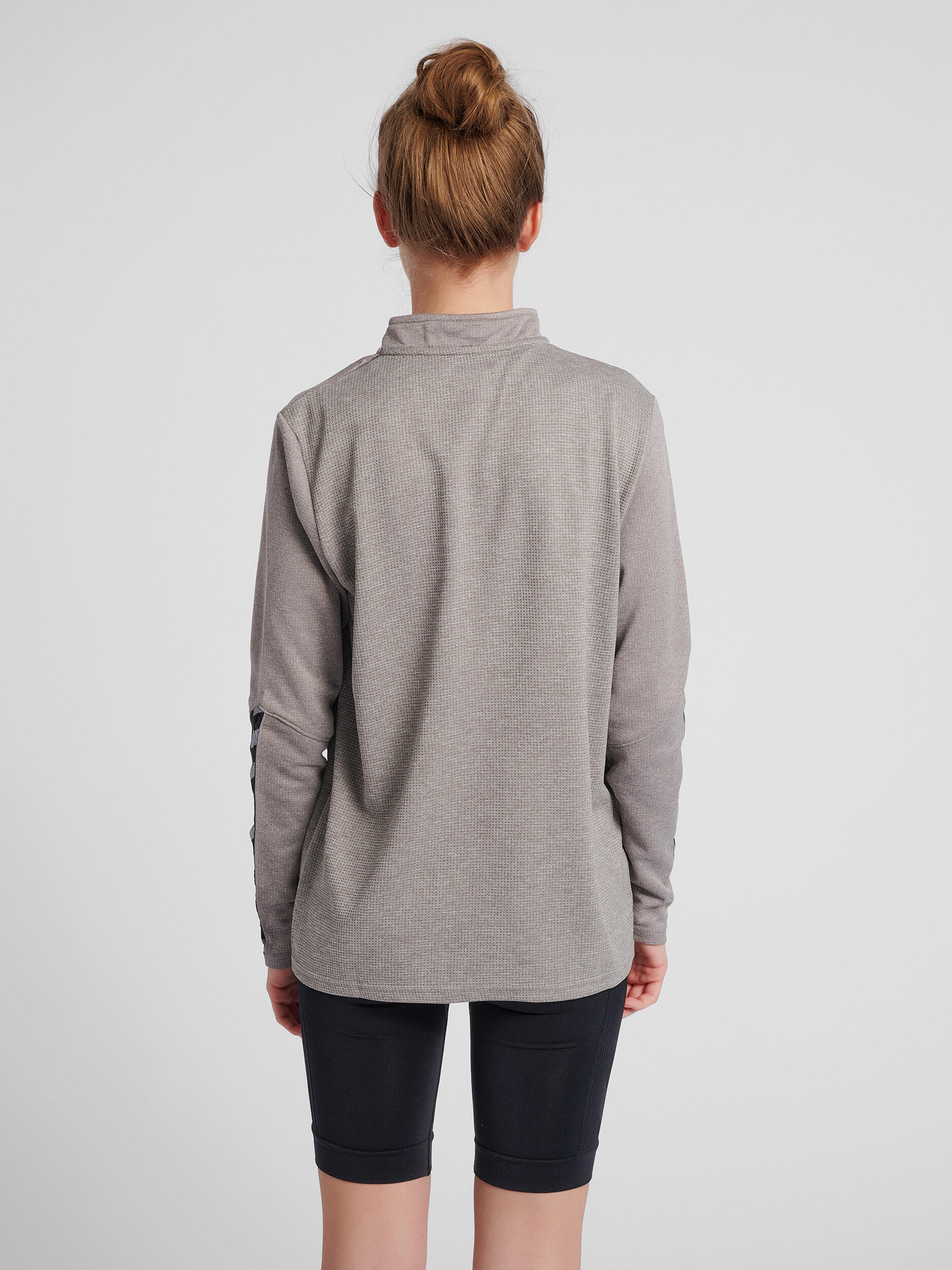 Zip Sudadera Hmlauthentic Multideporte Mujer Transpirable Diseño Ligero Hummel 3/7