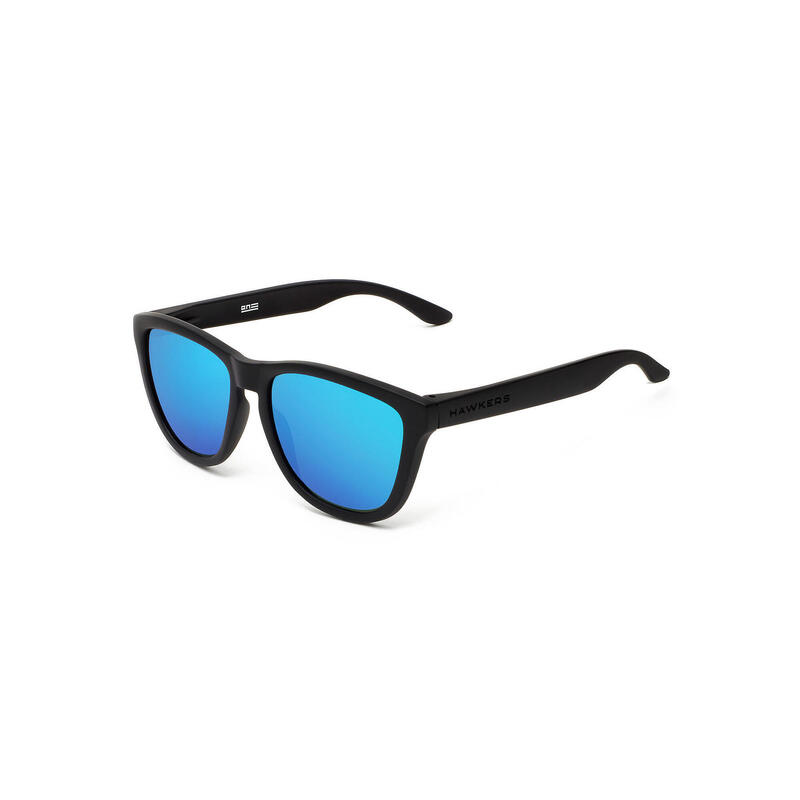 Lunettes soleil rectangles Saky, lunettes de soleil noires livré 48h!