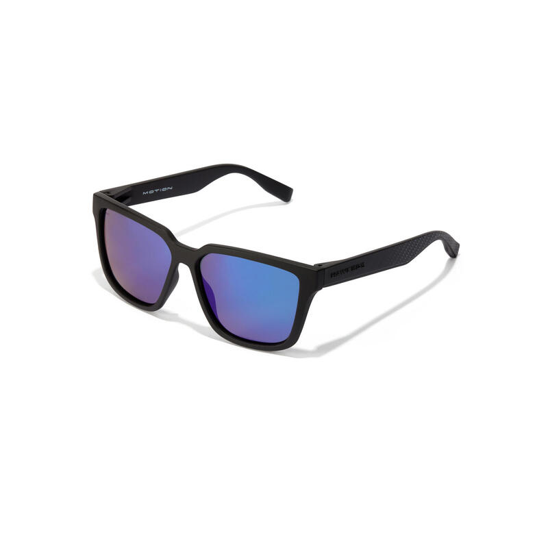 Lunettes soleil rectangles Saky, lunettes de soleil noires livré 48h!