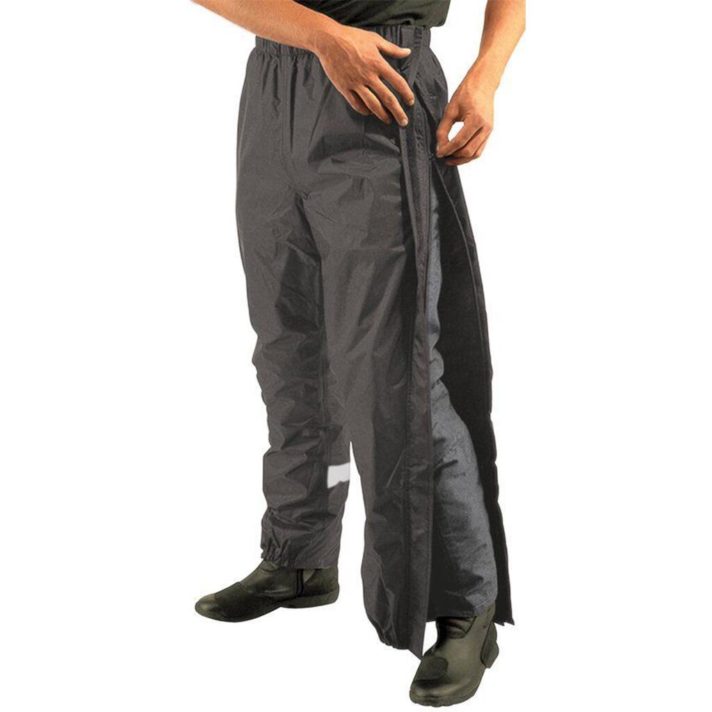 Mac In A Sac - Pantalon De Pluie - Fermeture Éclair Intégrale - 100 % Imperméable 10.000 Mm - Surpantalon - Noir - 38 S - Decathlon