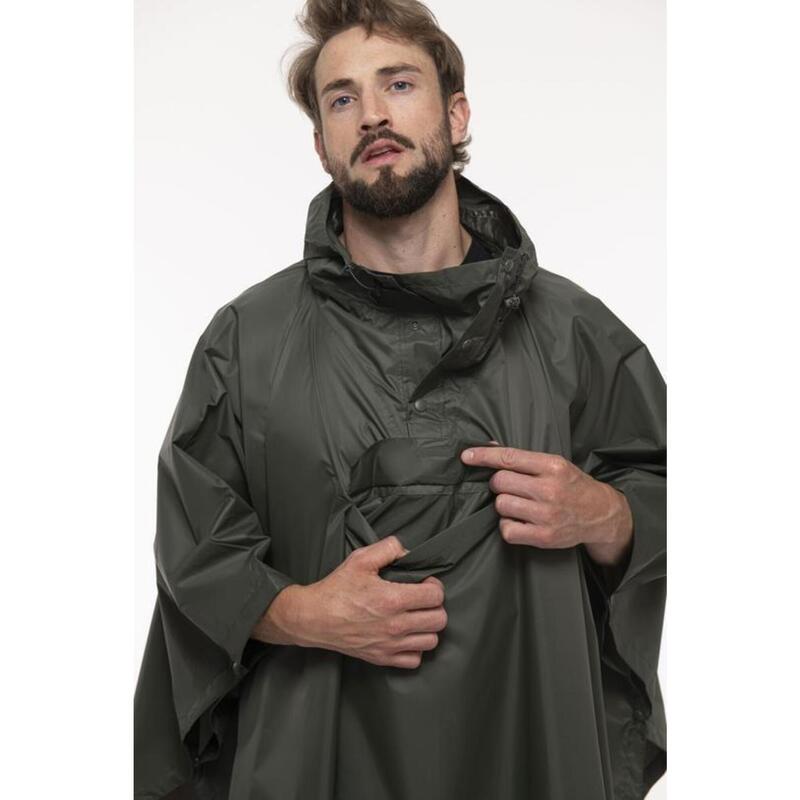 Poncho coupe-vent et pluie adultes 100% imperméable 10.000 mm