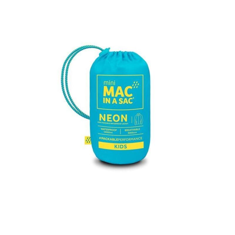Mac in a Sac - Regenmantel - Neonblau