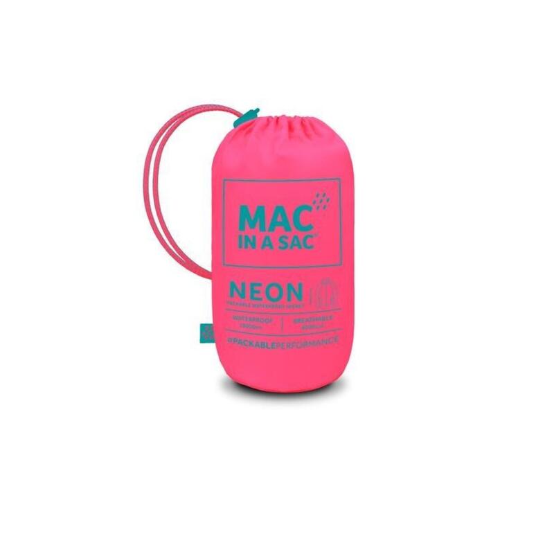 Mac in a Sac - Regenmantel - Neon Pink