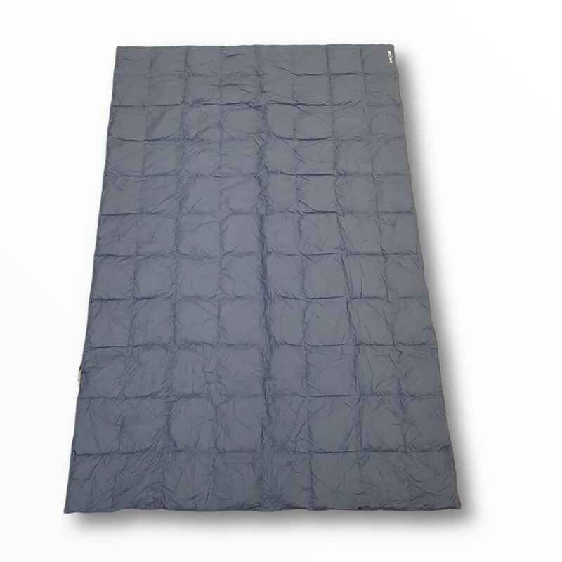 LOWLAND - Daunen-Reisedecke - Nylon - 210 x 140cm - 595gr - Marineblau