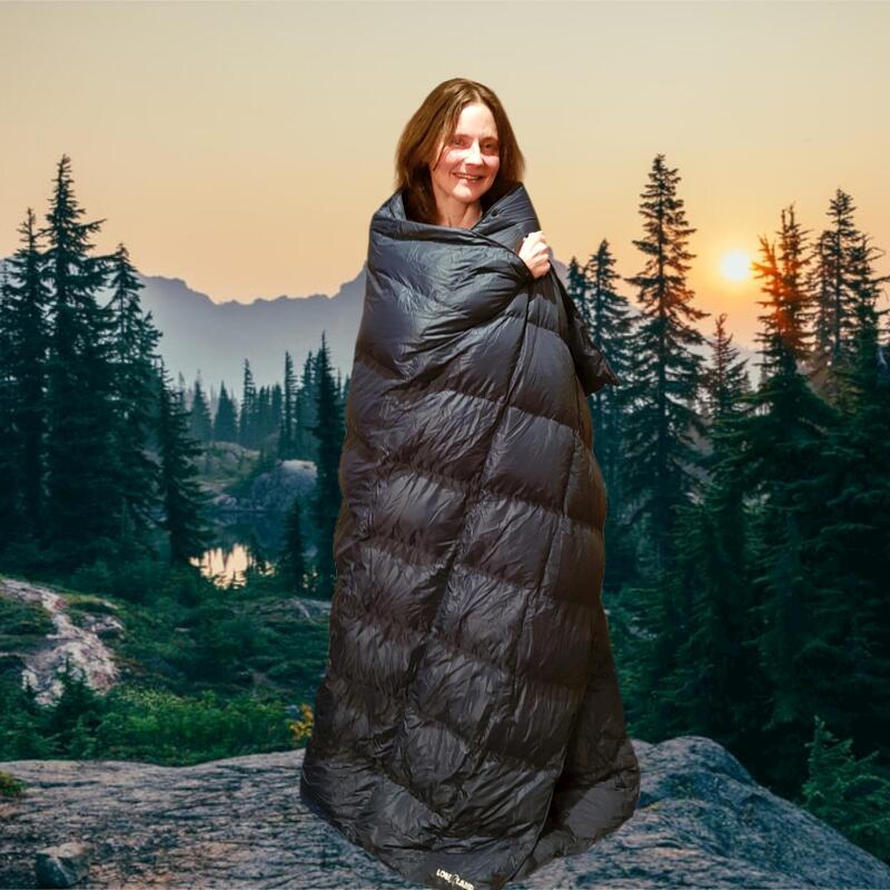 Cobertor de viagem de penas - Nylon - 210 x 140cm - 595gr LOWLAND
