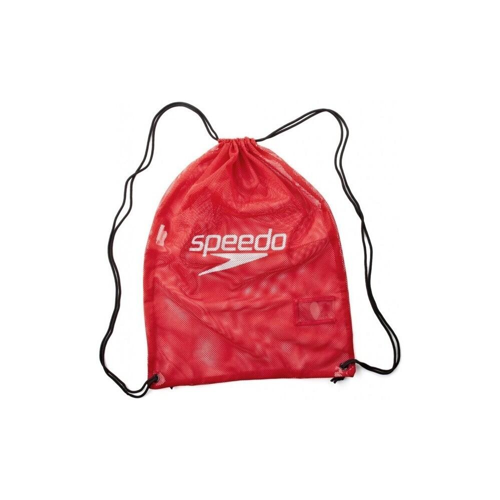Speedo Equipment Mesh Wet Kit Bag - Red 1/5