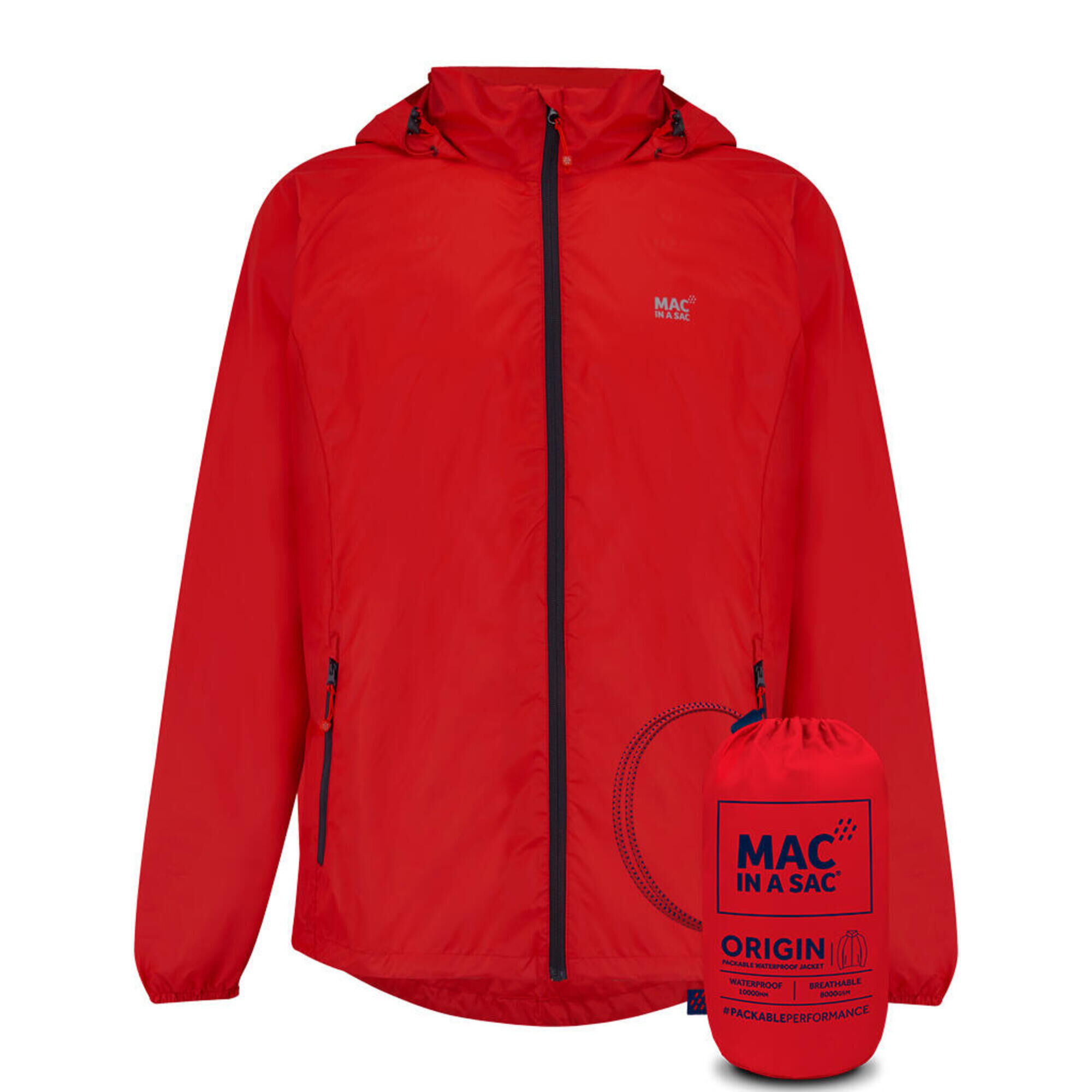 MAC IN A SAC Origin Unisex Packable Waterproof Jacket