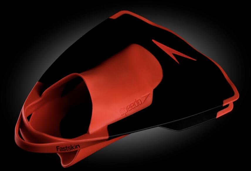 Pinne Fastskin Kickfin Speedo Silicone Arancione 2/4