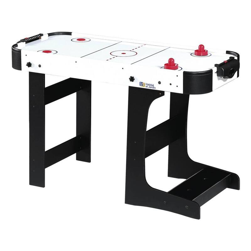 Hockey aérien pliant Joy - 53 x 122 x 79 cm - Blanc