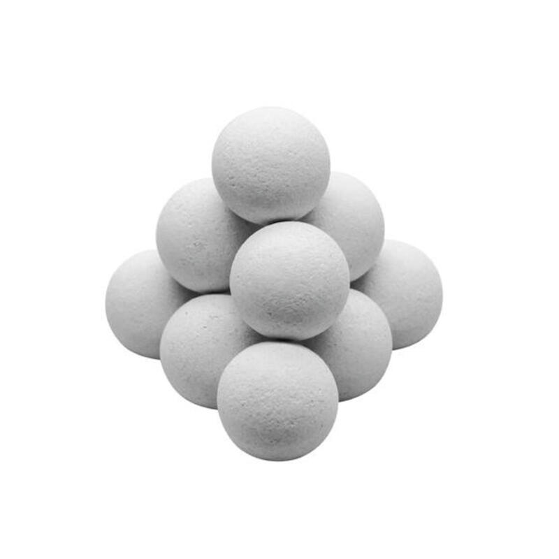 Lot de 11 balles Missi en liège blanc
