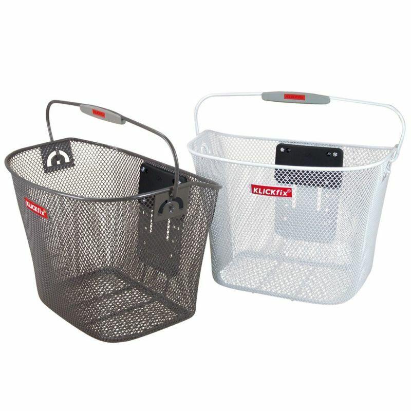 Cestino anteriore a maglia fine senza adattatore Klickfix 16L