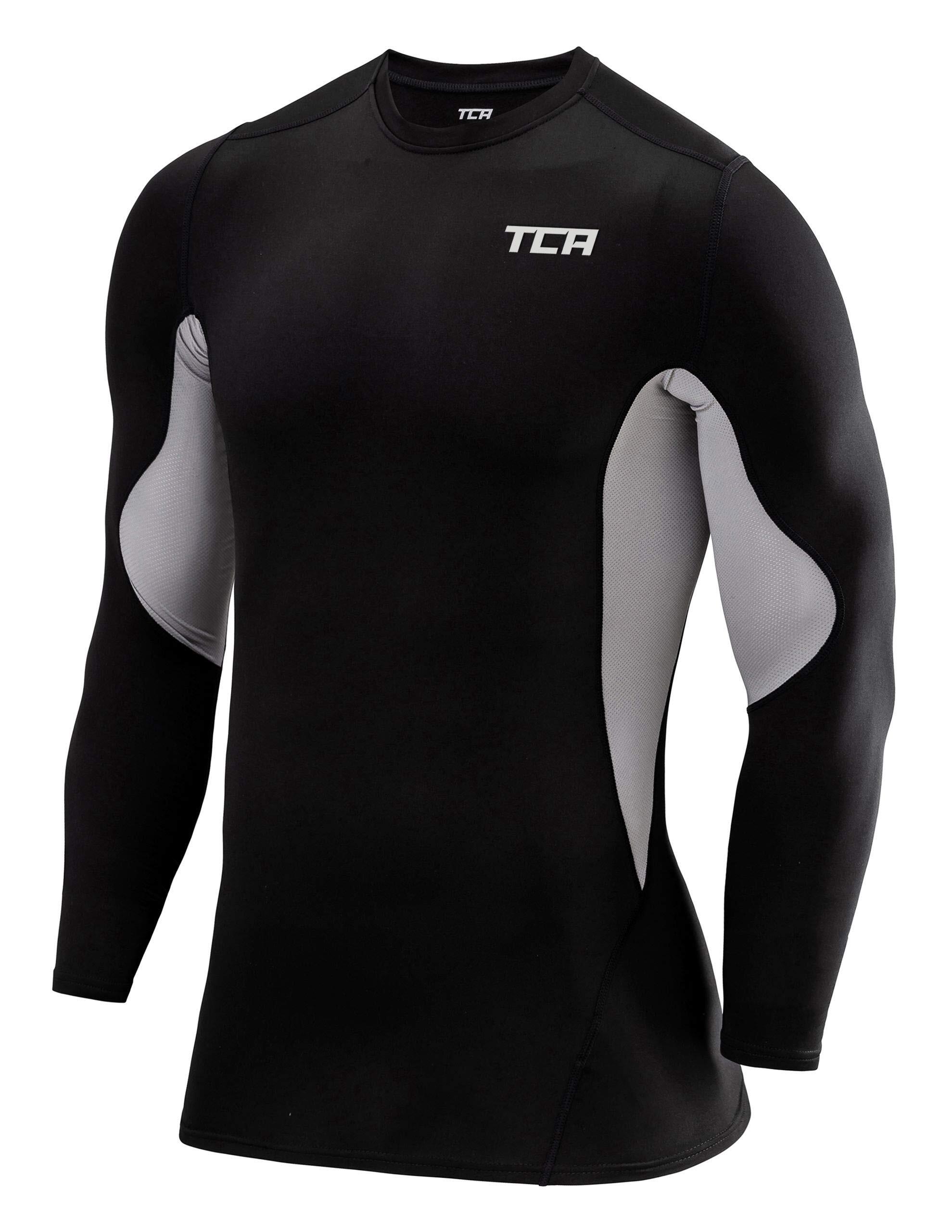 TCA SuperThermal Herren Kompressionsshirt Atmungsaktiv Langarm Funktionsshirts