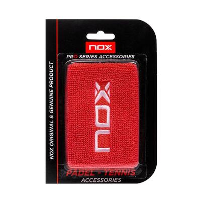 Schweißband NOX Padel rot/weiß