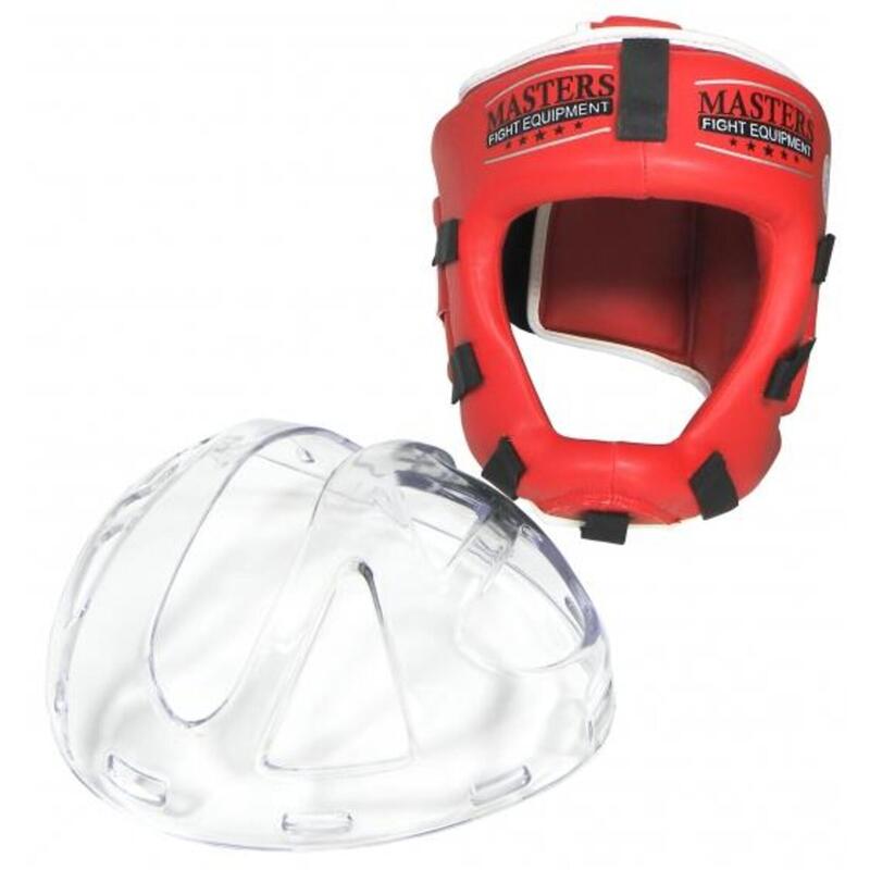 Kask bokserski z maską Masters Fight Equipment KSSPU-M (WAKO APPROVED)