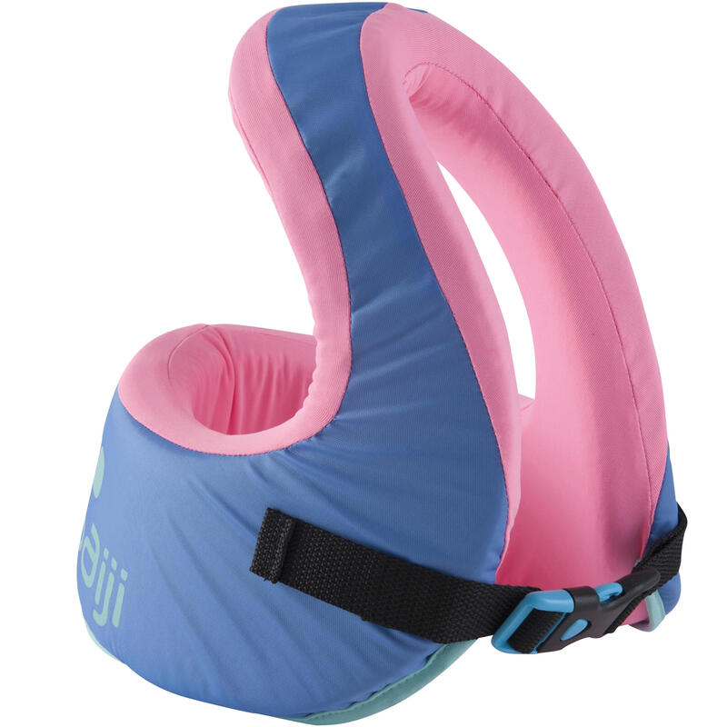 Reconditionné - Gilet de natation SWIMVEST+ bleu-rose -15-25 kg - Très bon