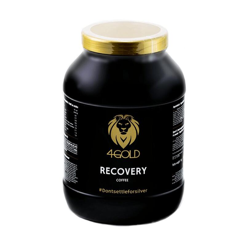 4Gold Recovery Post Workout Booster, Proteïne Poeder, Koolhydraten, Koffie, 1kg
