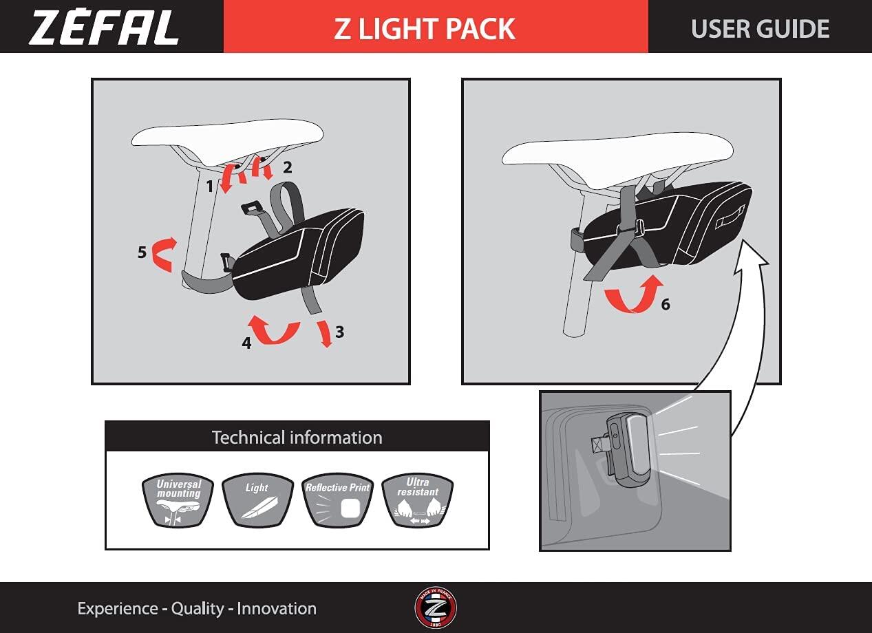 Fahrradsatteltasche Zefal Z light S 5/5