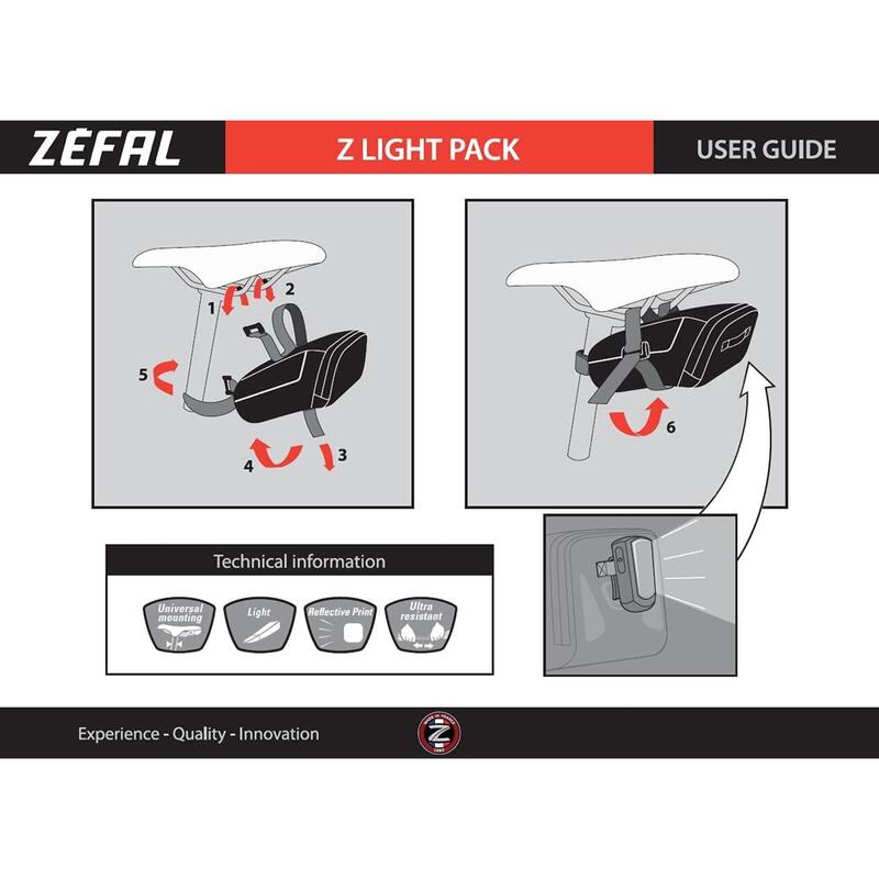 ZEFAL Z Light Pack, Sehr Leichte Satteltasche - Fahrradtasche