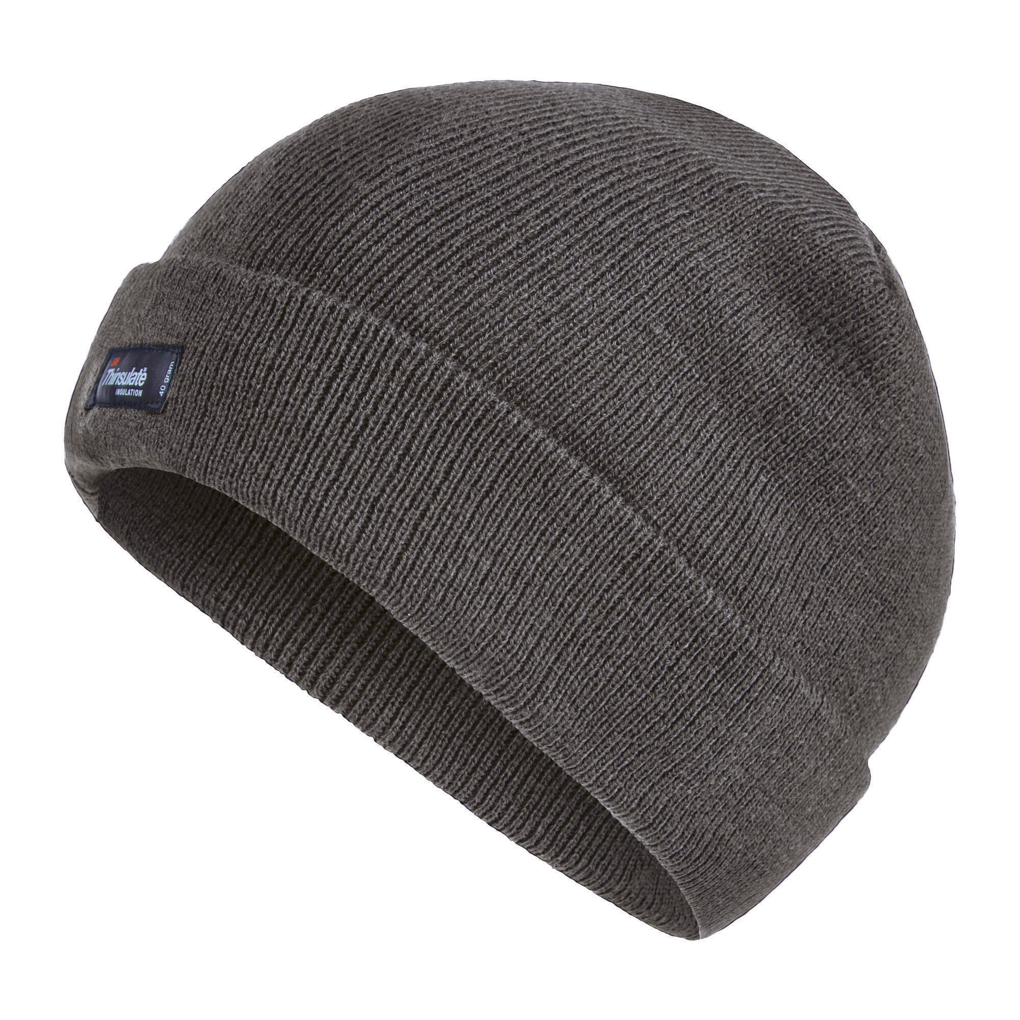 Unisex Thinsulate Lined Winter Hat (Seal Grey) 1/3