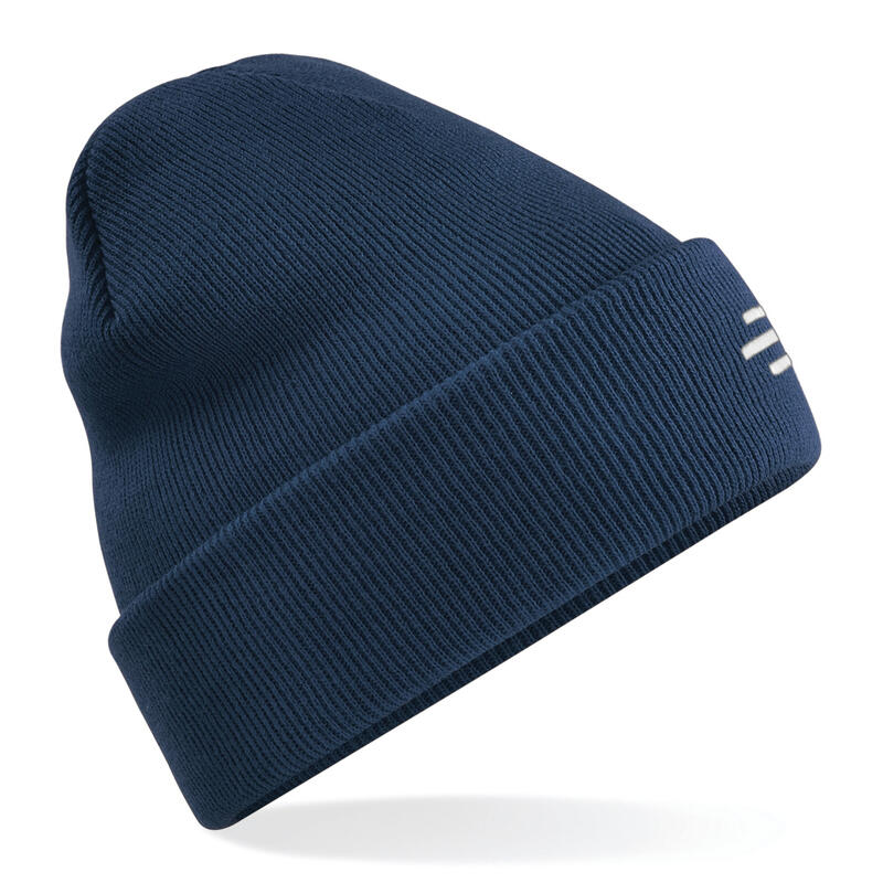 cappello invernale liscio per adulti sport  running sci blu navy
