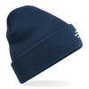 soepele wintermuts voor volwassenen sport blauw navy