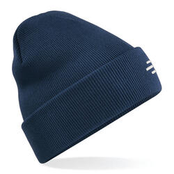 soepele wintermuts voor volwassenen sport blauw navy