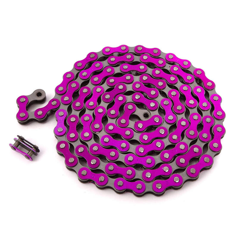 BMX CHAINE VIOLET 1/2"x1/8" ACIER KHEBIKES