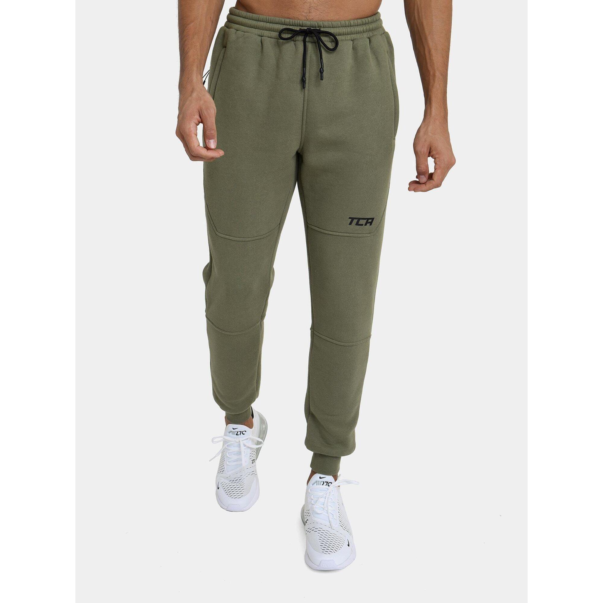 Men's Utility Joggers with Zip Pockets - Dark Army 1/5