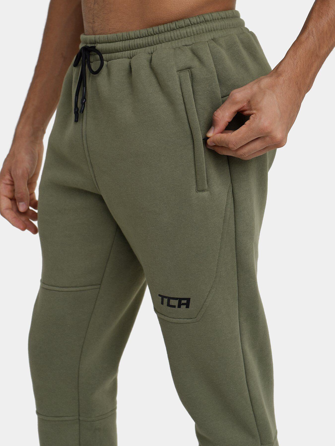 Men's Utility Joggers with Zip Pockets - Dark Army 3/5