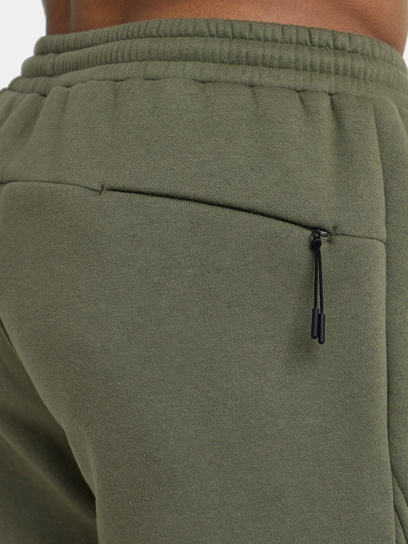 Men's Utility Joggers with Zip Pockets - Dark Army 4/5