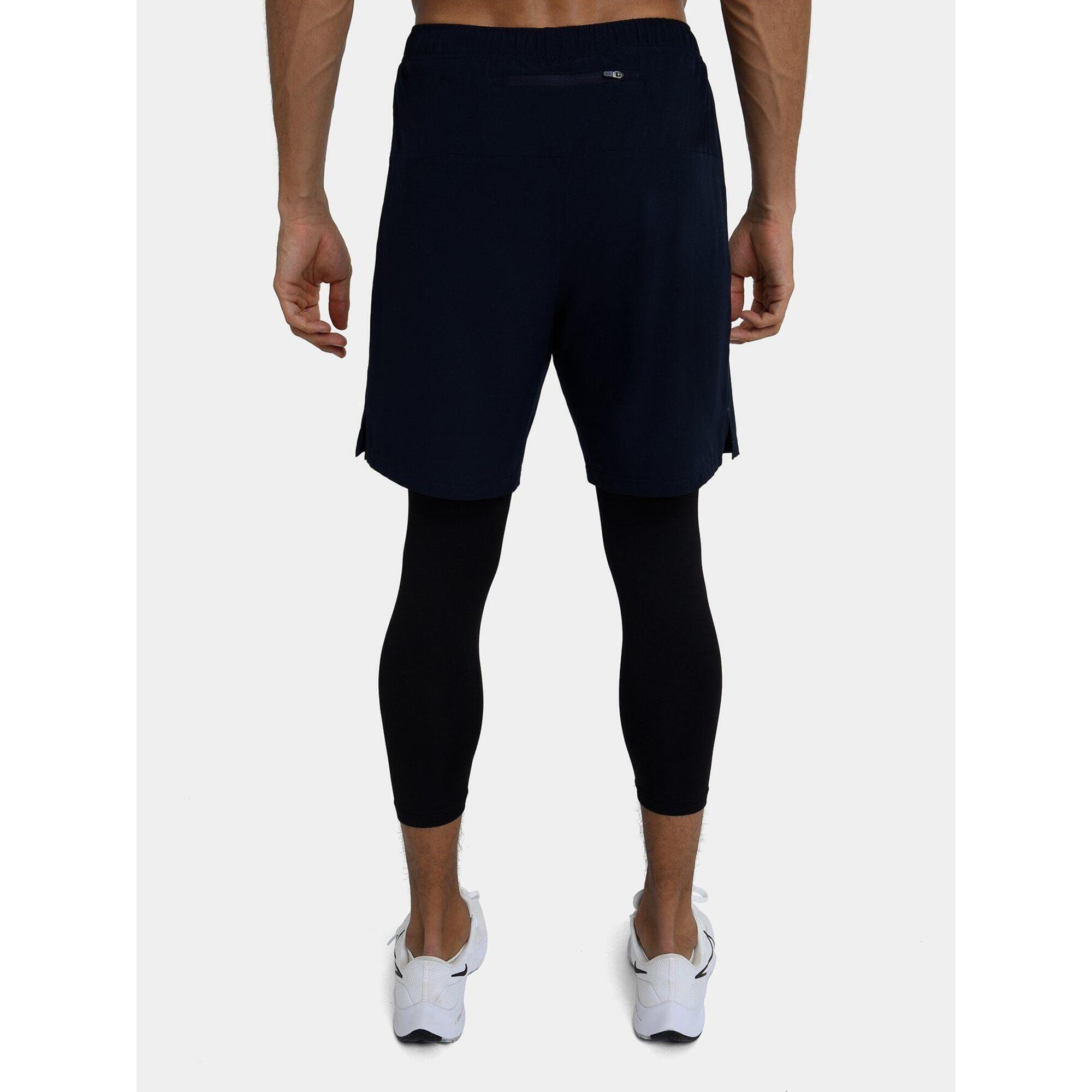 Men s 2 in 1 Short Base Layer Legging TCA Decathlon