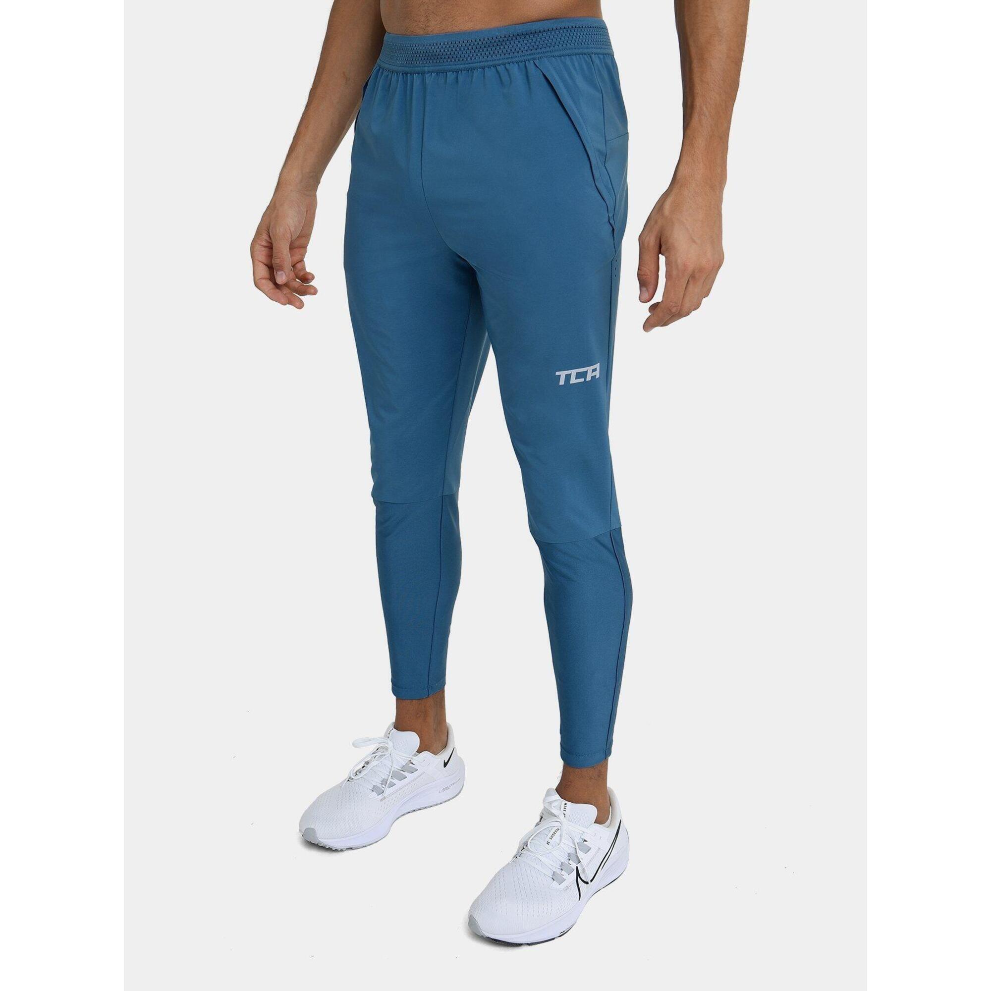 Men's Sprint Running Trouser with Zip Pockets - Iron Blue 1/5