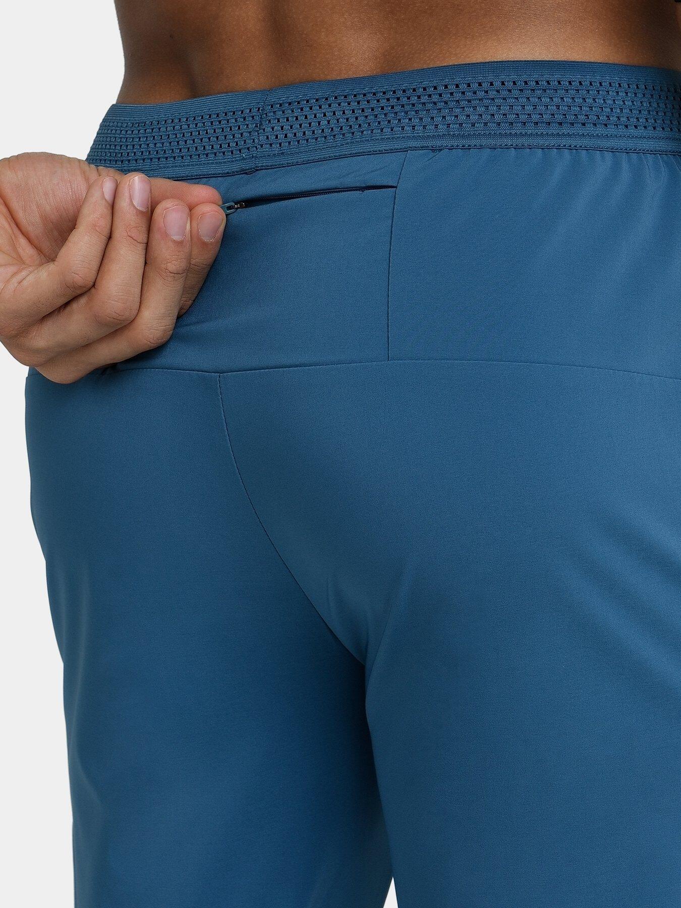 Men's Sprint Running Trouser with Zip Pockets - Iron Blue 3/5